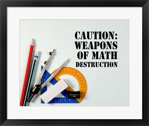 Caution: Weapons of Math Destruction - Color by Color Me Happy
