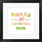 Fearfully and Wonderfully Made - Pink and Green by Color Me Happy