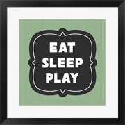 Eat Sleep Play Football - Green Part II by Sports Mania
