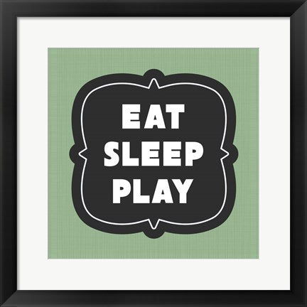 Eat Sleep Play Football - Green Part II by Sports Mania