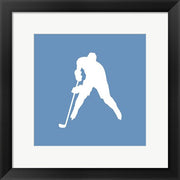 Hockey Player Silhouette - Part III by Sports Mania