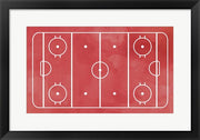 Ice Hockey Rink Red Paint by Sports Mania