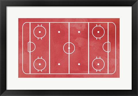 Ice Hockey Rink Red Paint by Sports Mania