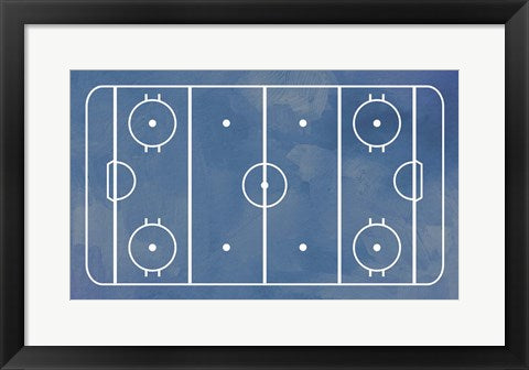 Ice Hockey Rink Blue Paint by Sports Mania