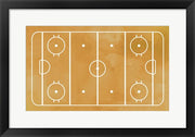 Ice Hockey Rink Yellow Paint by Sports Mania