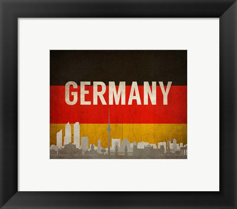 Berlin, Germany - Flags and Skyline by Take Me Away