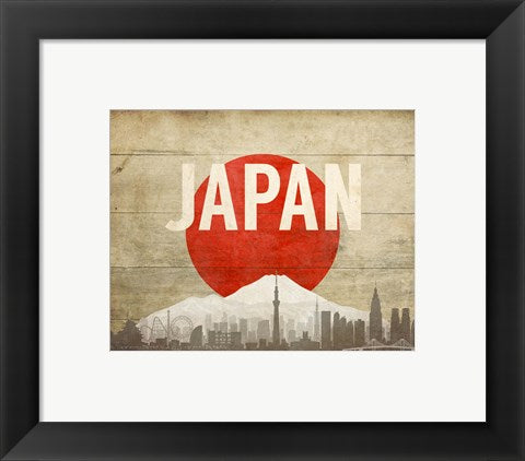 Tokyo, Japan - Flags and Skyline by Take Me Away