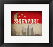 Singapore - Flags and Skyline by Take Me Away