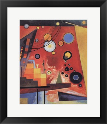 Heavy Red by Wassily Kandinsky