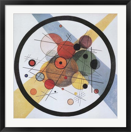 Circles in Circle by Wassily Kandinsky
