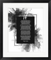 If by Rudyard Kipling - Powder Explosion Gray by Quote Master