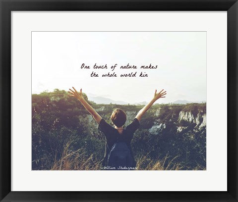 One Touch of Nature Shakespeare Hiker Color by Quote Master