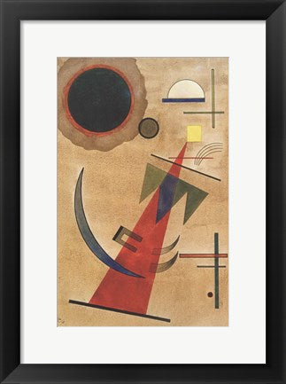 Pointed Red Shape, 1925 by Wassily Kandinsky