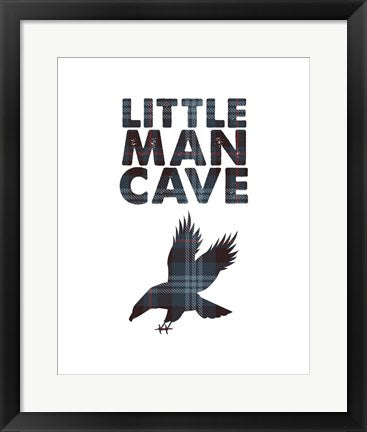 Little Man Cave - Eagle Blue Plaid by Color Me Happy