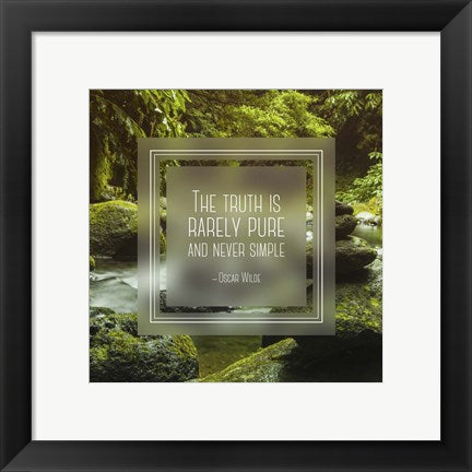 The Truth is Rarely Pure - Forest and Stream by Quote Master
