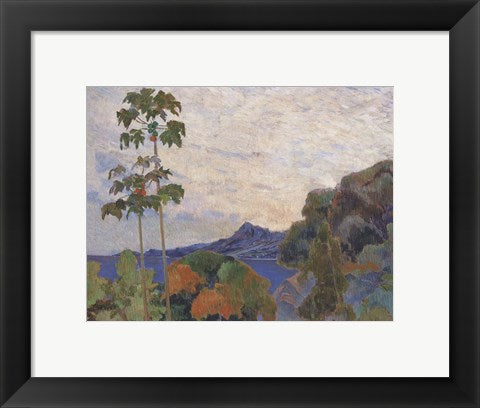 Martinique Landscape (detail) by Paul Gauguin
