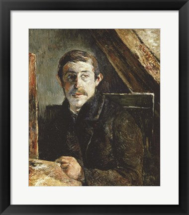 Gauguin Behind an Easel by Paul Gauguin