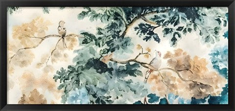 16x36 Judarn Floral Framed Art 1.25 black frame