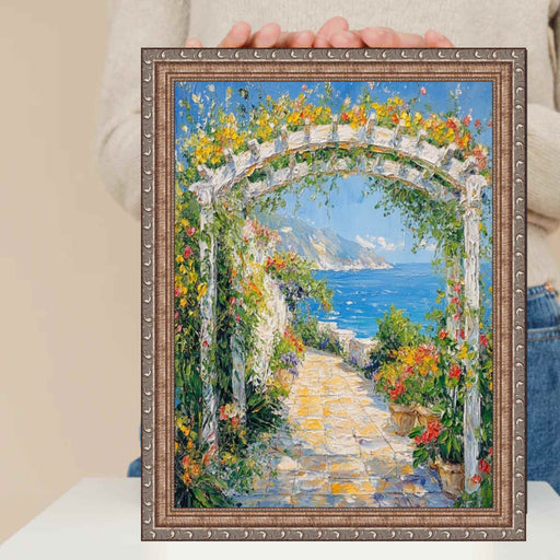 32x48 Frame Aged Antique Silver With Bead Picture Frame-D6661