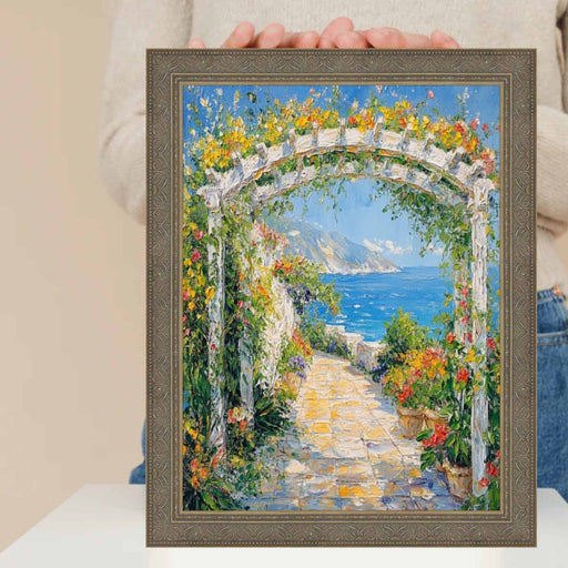 32x48 Frame Aged Silver Ornate Shadow Box Picture Frame