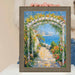 32x48 Frame Aged Silver Ornate Shadow Box Picture Frame