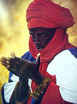 Silent Pray by Obao - Serene 24x18 " Wall Art Print for Peaceful Home Decor