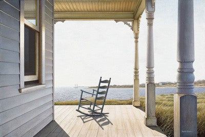 Snug Harbor by Daniel Pollera - Serene Coastal Wall Art Print for Home Decor
