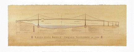 Lions Gate Bridge Art Print by Joseph Boquiren - Iconic Vancouver Wall Decor