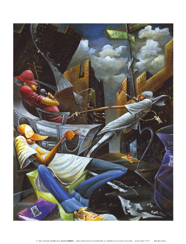 Beat Street by Frank Morrison - Urban Art Print 12x9 Inches | Wall Decor