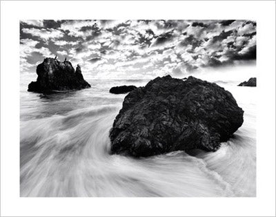 Rushing Waters Art Print - Serene Nature Wall Art Décor 11x14 inches