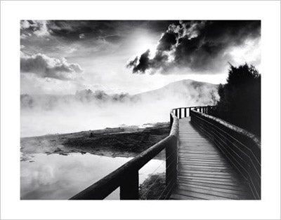 Walkway Over the Lake by Anon Wall Art Décor 11 x 14 Art Print