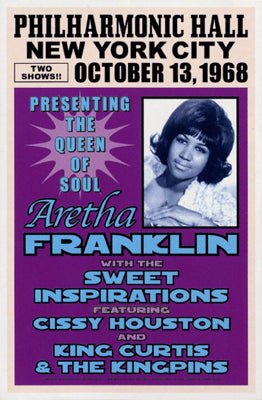 Aretha Franklin NYC 1968 Art Print - Iconic Music Legend Wall Art Décor