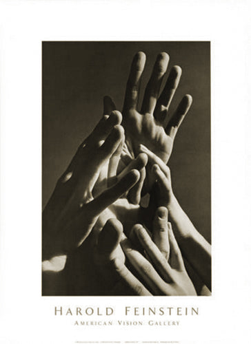 Aspiring Hands, 1977 by Harold Feinstein - Inspiring Wall Art Print 26x__ inches