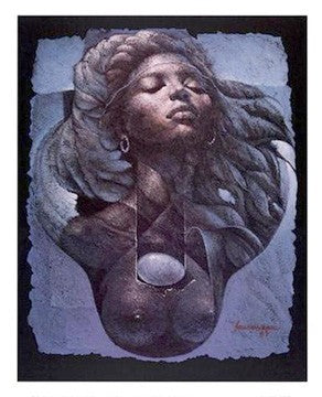 Sensualite by Lyonel Laurenceau: Elegant 22x28 " Wall Art Print for Modern Home Decor