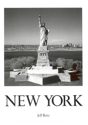 Statue of Liberty Art Print by Jeff Botz - Iconic NYC Landmark Wall Decor 24x18 Inch