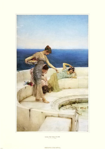 Silver Favourites by Lawrence Alma-Tadema - Classical Roman Art Print | Wall Decor
