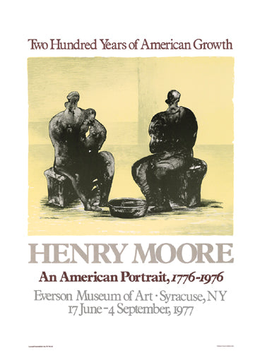 An American Portrait Everson Museum by Henry Moore Wall Art Décor 28 1/2 x 21 Art Print
