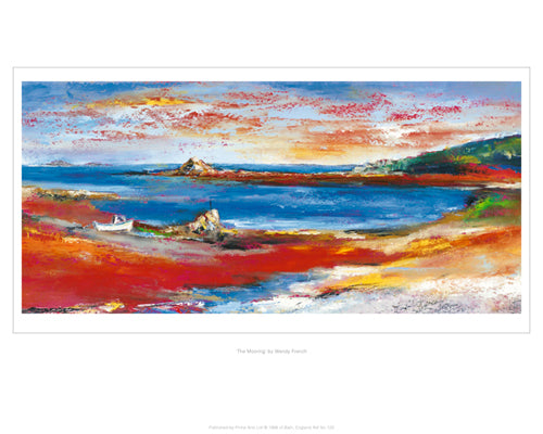 The Mooring by Wendy French Art Print - Coastal Wall Decor 15.7 x [Insert Width]