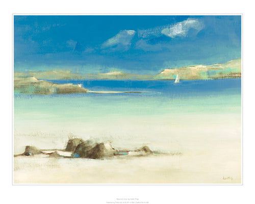 Beyond Iona Art Print by Kate Philp - Abstract Landscape Wall Art Décor