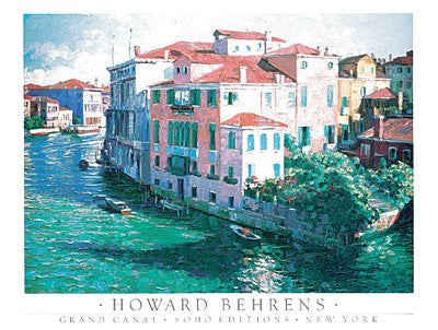 Grand Canal by Howard Behrens Wall Art Décor 18 x 24 inch Art Print