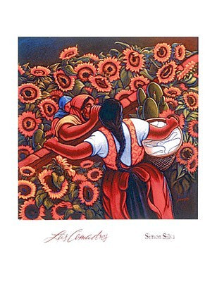 Las Camarades Small Art Print by Simon Silva - 20 x ... Wall Décor