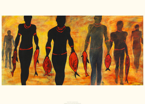 Dawn Catch by Michelle Buhl-Nielsen - Coastal Seascape Art Print for Home Decor | 19.7 x 2... " Wall Art