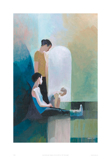 The Rehearsal by Frank Hill - Modern Art Print for Home & Office Decor