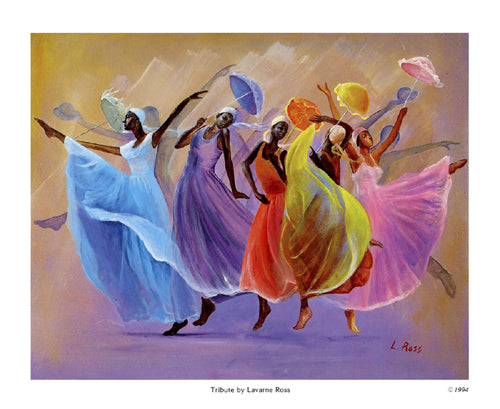 Tribute Mini Art Print by Lavarne Ross | 6.5x8 " Inspirational Wall Art Decor