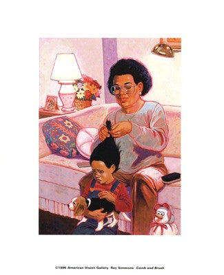 Comb and Brush by Ray Simmons Wall Art Décor 10 x 8 Art Print