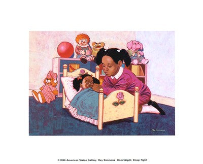 Good Night, Sleep Tight by Ray Simmons Wall Art Décor 8 x 10 Art Print