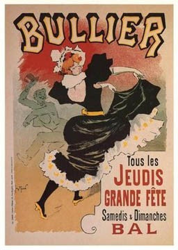 Georges Meunier Bullier Art Print - Vintage French Cabaret Wall Decor