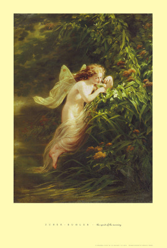 The Spirit of the Morning by Fritz Zuber-Buhler Wall Art Décor 27 x 18 Art Print