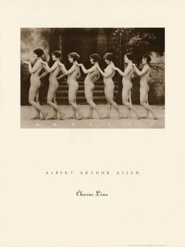Chorus Line by Albert Arthur Allen Wall Art Décor 24 x 18 Art Print