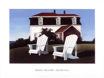 Calico Hill Art Print by Daniel Pollera - Serene Coastal Landscape Wall Decor